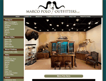 Tablet Screenshot of marcopolooutfitters.info