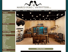 Tablet Screenshot of marcopolooutfitters.com